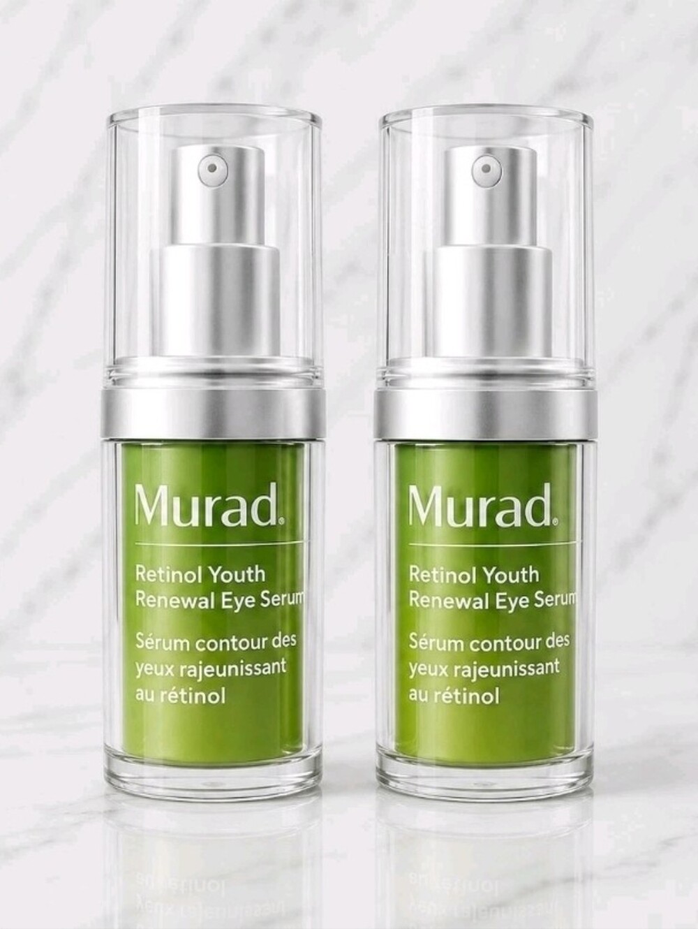 2 Murad Retinol Youth Renewal Eye Serums .5 oz each NEW! $178 MSRP!!!